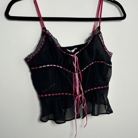 COPY - Uo Kimchi Blue Ivy Lace-Inset Cami - Picture 3 of 6